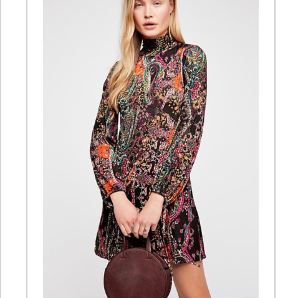NWOT Free People All Dolled Up mini dress